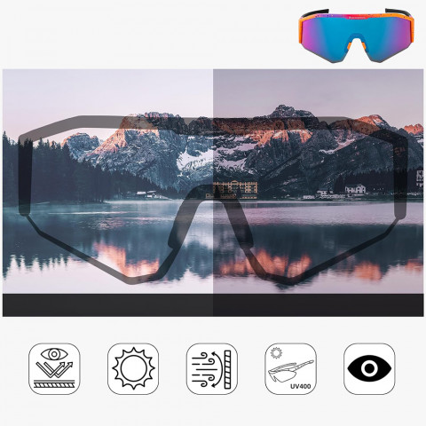 
Poliarizuoti dviratininko akiniai su UV 400 filtru – violetiniai
