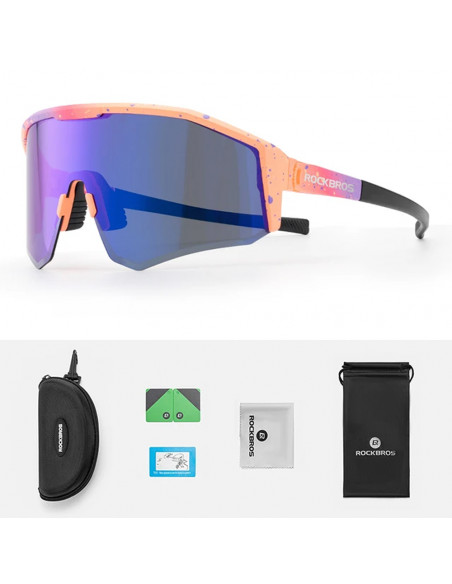 
Poliarizuoti dviratininko akiniai su UV 400 filtru – violetiniai
