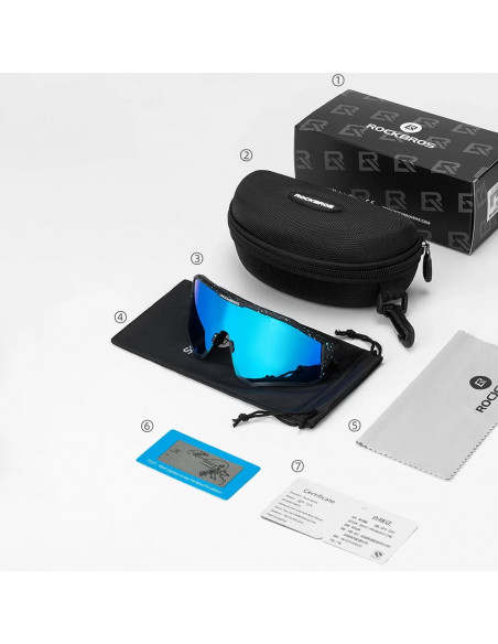 
Poliarizuoti dviratininko akiniai su UV 400 filtru – violetiniai
