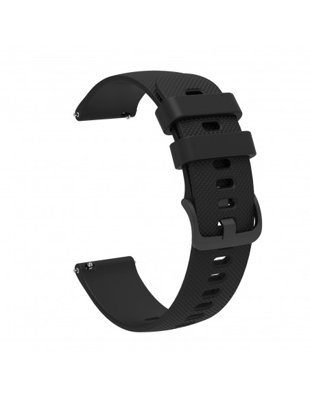 
Silikoninis dirželis, skirtas „Huawei Watch GT2/ GT3 42mm“ išmaniajam laikrodžiui – juodas
