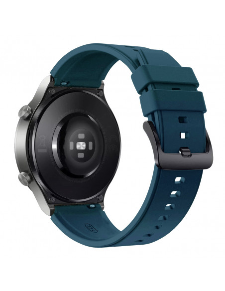 
Silikoninis dirželis, skirtas Huawei Watch GT 2/ 3/ 4/ 2 Pro/ 3 Pro/ 4 Pro/ GT 2e 46 mm - tamsiai žalias
