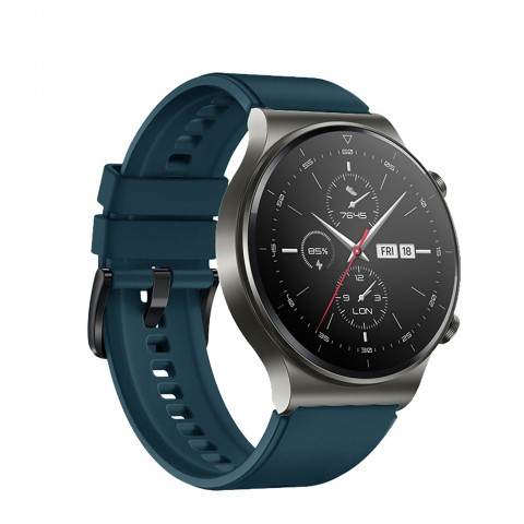
Silikoninis dirželis, skirtas Huawei Watch GT 2/ 3/ 4/ 2 Pro/ 3 Pro/ 4 Pro/ GT 2e 46 mm - tamsiai žalias
