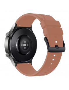 
Silikoninis dirželis, skirtas „Huawei Watch GT 2/ 3/ 4/ 2 Pro/ 3 Pro/ 4 Pro/ GT 2e 46mm“ – bordo spalvos
