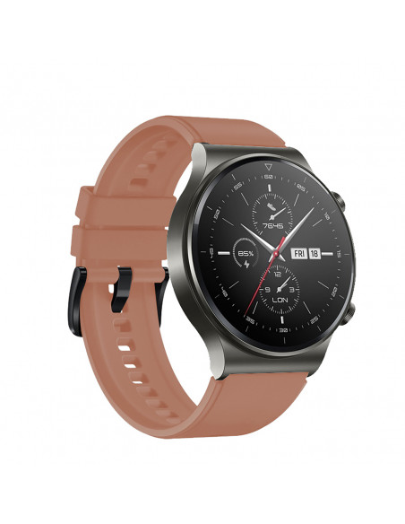 
Silikoninis dirželis, skirtas „Huawei Watch GT 2/ 3/ 4/ 2 Pro/ 3 Pro/ 4 Pro/ GT 2e 46mm“ – bordo spalvos
