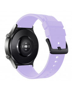 
Silikoninis dirželis, skirtas Huawei Watch GT 2/ 3/ 4/ 2 Pro/ 3 Pro/ 4 Pro/ GT 2e 46 mm - violetinis
