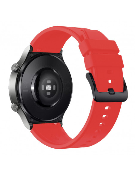 
Silikoninis dirželis, skirtas Huawei Watch GT 2/ 3/ 4/ 2 Pro/ 3 Pro/ 4 Pro/ GT 2e 46 mm - raudonas

