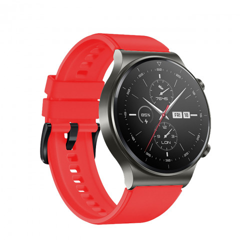 
Silikoninis dirželis, skirtas Huawei Watch GT 2/ 3/ 4/ 2 Pro/ 3 Pro/ 4 Pro/ GT 2e 46 mm - raudonas
