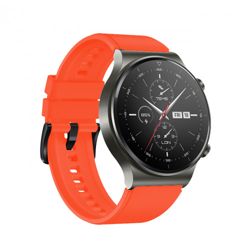 
Silikoninis dirželis, skirtas Huawei Watch GT 2/ 3/ 4/ 2 Pro/ 3 Pro/ 4 Pro/ GT 2e 46 mm - oranžinis
