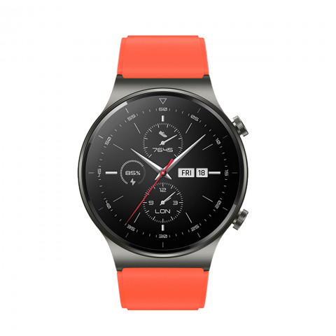 
Silikoninis dirželis, skirtas Huawei Watch GT 2/ 3/ 4/ 2 Pro/ 3 Pro/ 4 Pro/ GT 2e 46 mm - oranžinis
