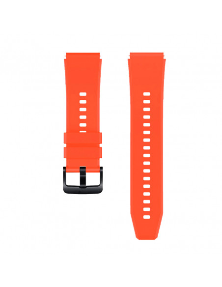 
Silikoninis dirželis, skirtas Huawei Watch GT 2/ 3/ 4/ 2 Pro/ 3 Pro/ 4 Pro/ GT 2e 46 mm - oranžinis
