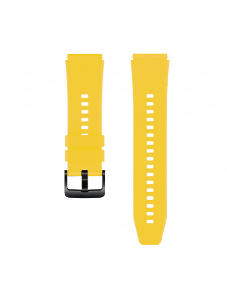 
Silikoninis dirželis, skirtas Huawei Watch GT 2/ 3/ 4/ 2 Pro/ 3 Pro/ 4 Pro/ GT 2e 46 mm - geltonas
