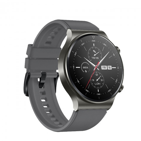 
Silikoninis dirželis, skirtas Huawei Watch GT 2/ 3/ 4/ 2 Pro/ 3 Pro/ 4 Pro/ GT 2e 46 mm - pilkas
