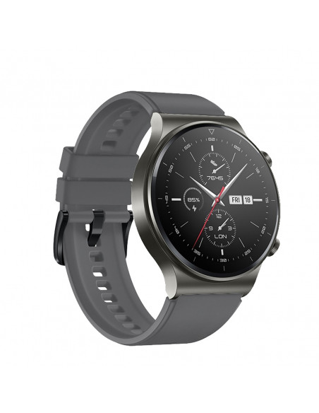 
Silikoninis dirželis, skirtas Huawei Watch GT 2/ 3/ 4/ 2 Pro/ 3 Pro/ 4 Pro/ GT 2e 46 mm - pilkas
