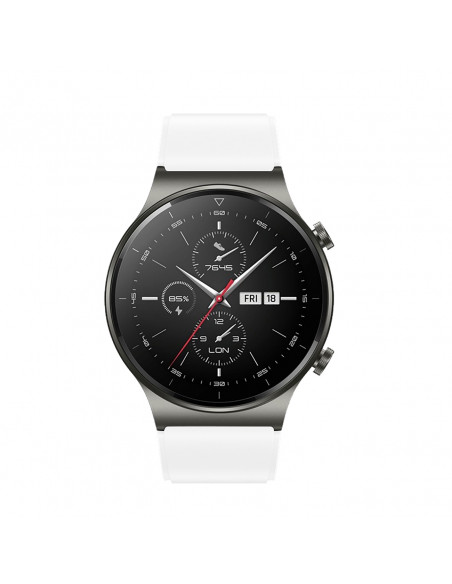 
Silikoninis dirželis, skirtas Huawei Watch GT 2/ 3/ 4/ 2 Pro/ 3 Pro/ 4 Pro/ GT 2e 46 mm - baltas

