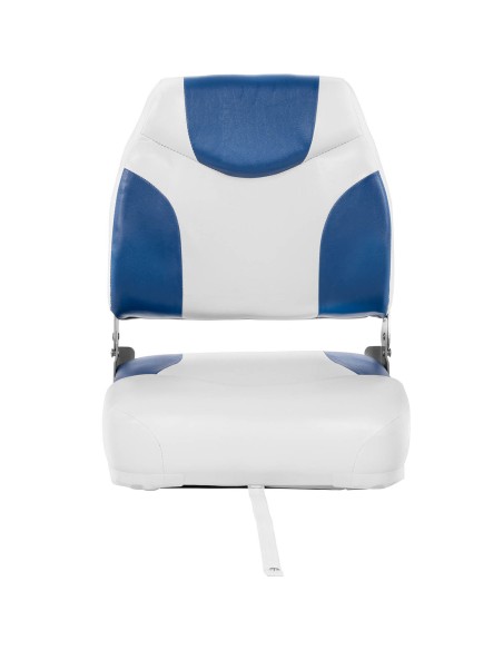 Sulankstomas fotelis motorlaivui 40 x 40 x 50 cm balta ir mėlyna Sulankstomas fotelis motorlaivui 40 x 40 x 50 cm balta ir mėlyna