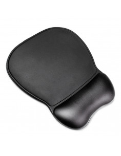 
Ergonomiškas pelės kilimėlis ir riešo atrama, gelis, eko oda, didelis, neslystantis - juodas
