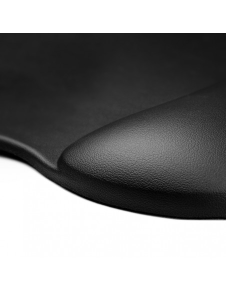 
Ergonomiškas pelės kilimėlis ir riešo atrama, gelis, eko oda, didelis, neslystantis - juodas
