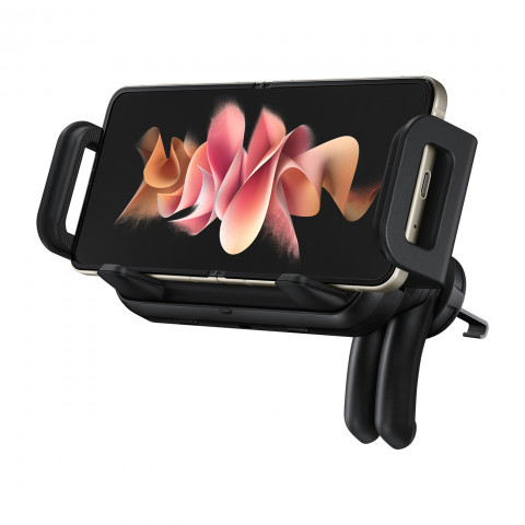 
„Samsung“ automobilio laikiklis su belaidžiu įkrovikliu išmaniesiems telefonams – juodas
