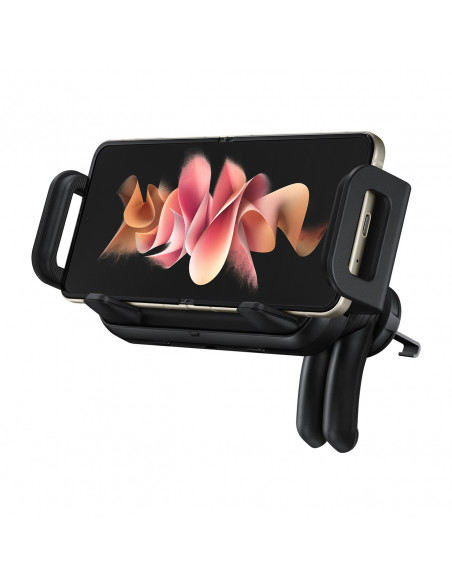 
„Samsung“ automobilio laikiklis su belaidžiu įkrovikliu išmaniesiems telefonams – juodas
