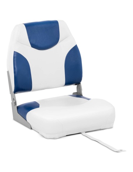 Sulankstomas fotelis motorlaivui 40 x 40 x 50 cm balta ir mėlyna Sulankstomas fotelis motorlaivui 40 x 40 x 50 cm balta ir mėlyna