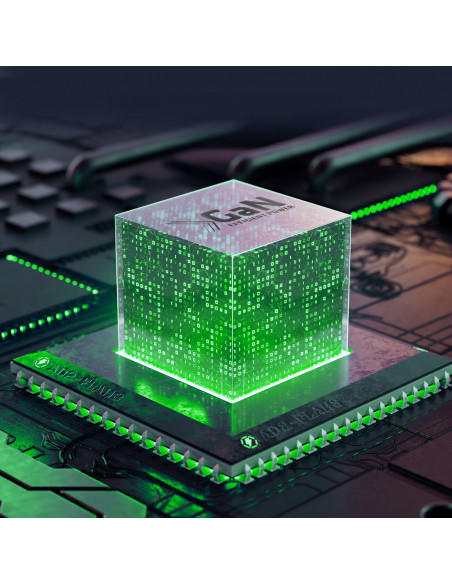 
„Power Delivery GaN USB-C“ 20 W sieninis įkroviklis – juodas
