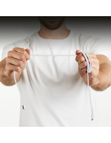 
USB-A - USB-C laidas 1,5 m - baltas
