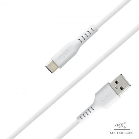 
USB-A - USB-C laidas 1,5 m - baltas
