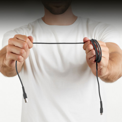 
USB-A - USB-C laidas 1,5 m - juodas
