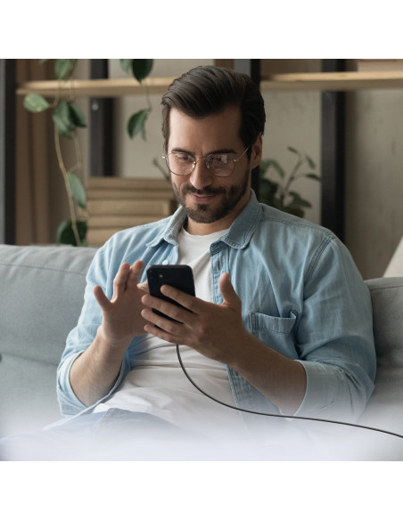 
USB-C 60W pintas laidas 1,5 m – juodas
