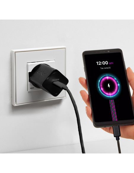 
USB-C 60W pintas laidas 1,5 m – juodas
