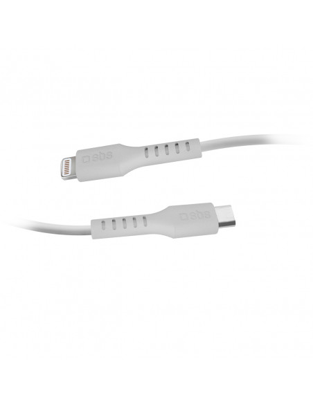 
„MFi“ sertifikuotas USB-C į „iPhone Lightning“ laidas, 1 m – baltas
