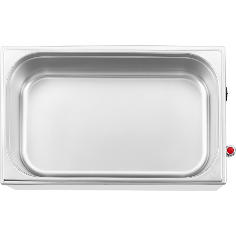 Bain marie elektrinis šildytuvas su čiaupu GN 1/1 600 W