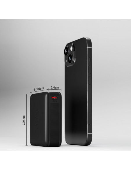 
10000 mAh išorinė baterija su įkrovikliu (Power Delivery) – juoda
