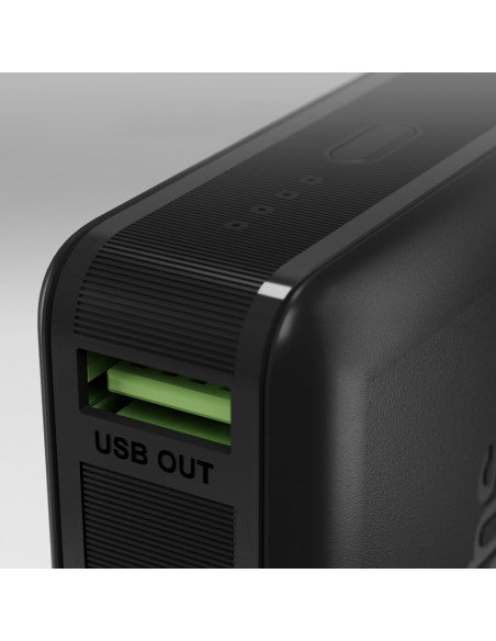 
10000 mAh išorinė baterija su įkrovikliu (Power Delivery) – juoda
