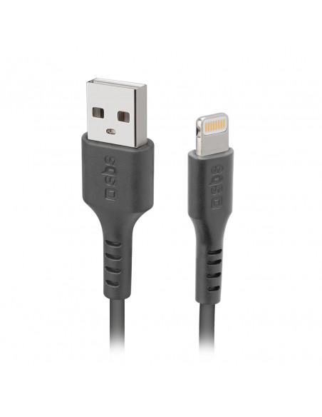 
„MFi“ sertifikuotas USB-A į „iPhone Lightning“ laidas, 1 m – juodas
