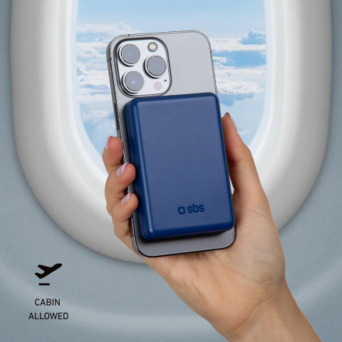 
5000 mAh „MagSafe“ išorinė baterija – mėlyna
