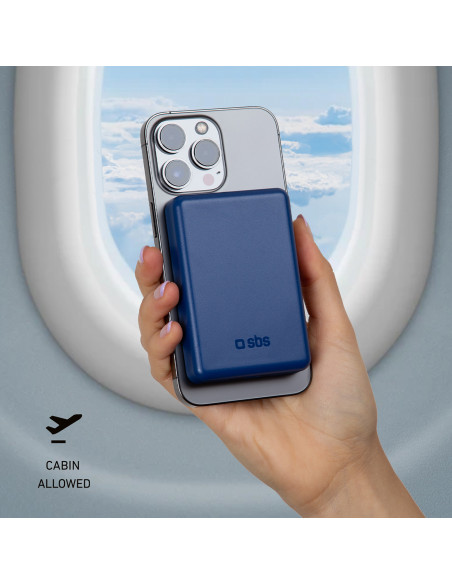 
5000 mAh „MagSafe“ išorinė baterija – mėlyna
