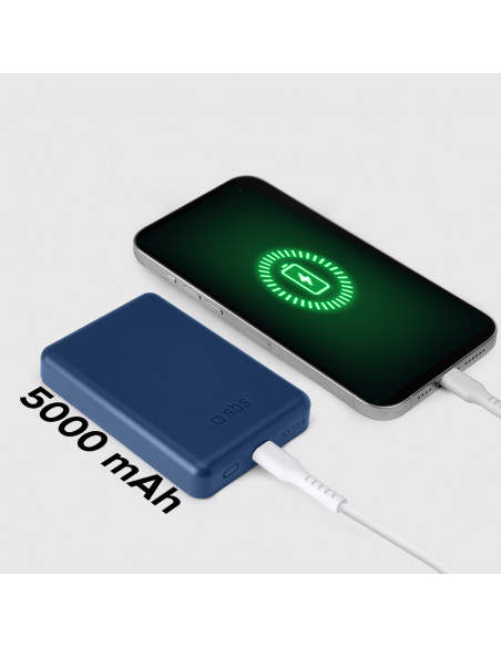 
5000 mAh „MagSafe“ išorinė baterija – mėlyna
