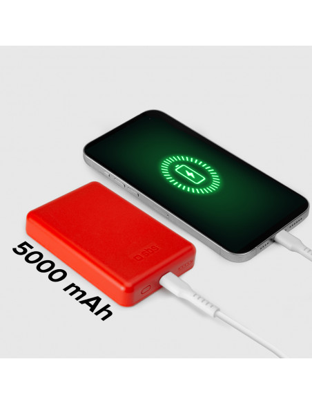 
5000 mAh „MagSafe“ išorinė baterija – raudona
