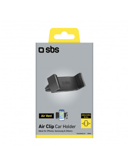 
Automobilio išmaniojo telefono laikiklis oro išleidimo angai - juodas
