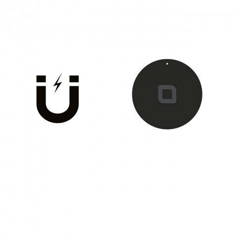 
Magnetinis automobilinis išmaniųjų telefonų laikiklis, 36 mm skersmens, skirtas oro išleidimo angai - juodas
