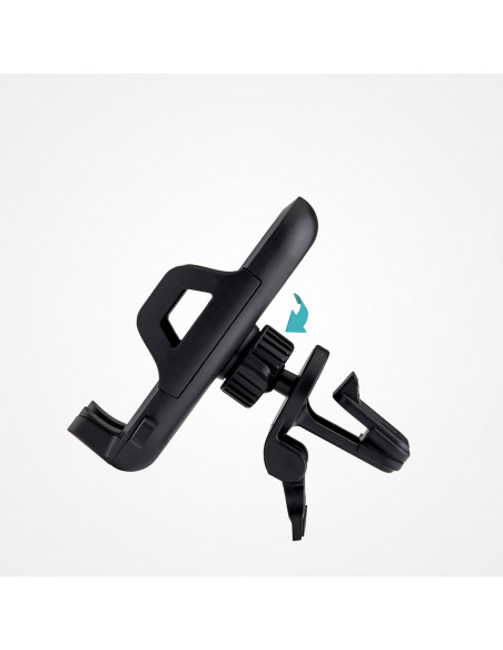 
Sustiprintas automobilio išmaniojo telefono laikiklis oro išleidimo angai – juodas
