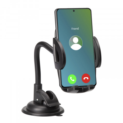 
Automobilinis laikiklis išmaniesiems telefonams iki 6,8 colio, skirtas priekiniam stiklui – juodas
