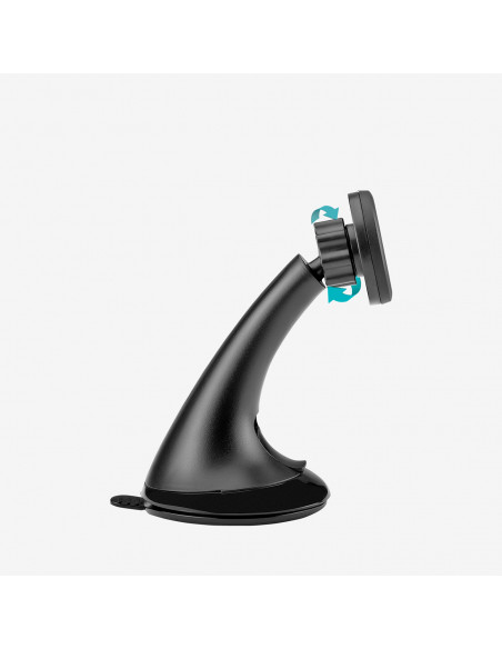 
„MagSafe“ magnetinis išmaniojo telefono laikiklis prietaisų skydeliui ir priekiniam stiklui – juodas
