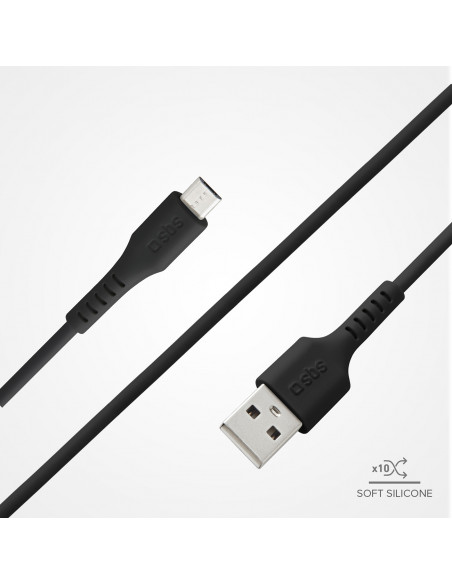 
USB-A - Micro USB 1 m laidas - juodas
