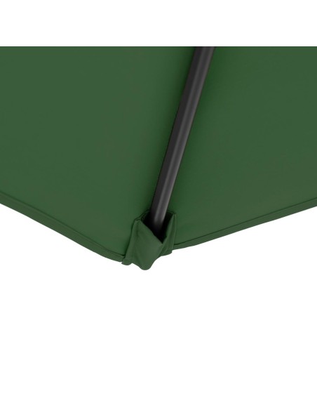 Sodo skėtis ant kvadratinio stulpo 250 x 250 cm žalias Sodo skėtis ant kvadratinio stulpo 250 x 250 cm žalias