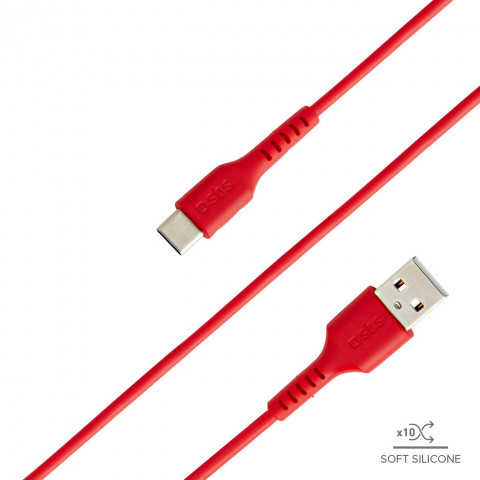 
USB-A - USB-C laidas 1,5 m - raudonas
