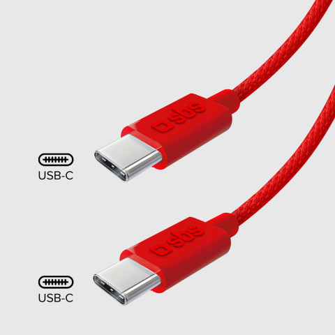 
USB-C 60W pintas laidas 1,5 m – raudonas
