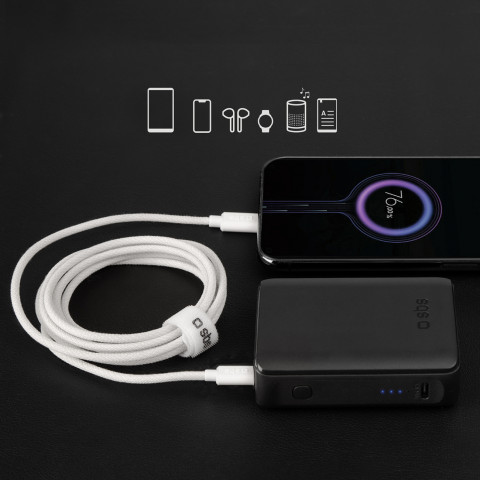 
USB-C 60W pintas laidas 1,5 m – pilkas
