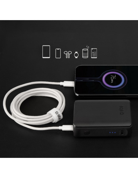 
USB-C 60W pintas laidas 1,5 m – pilkas
